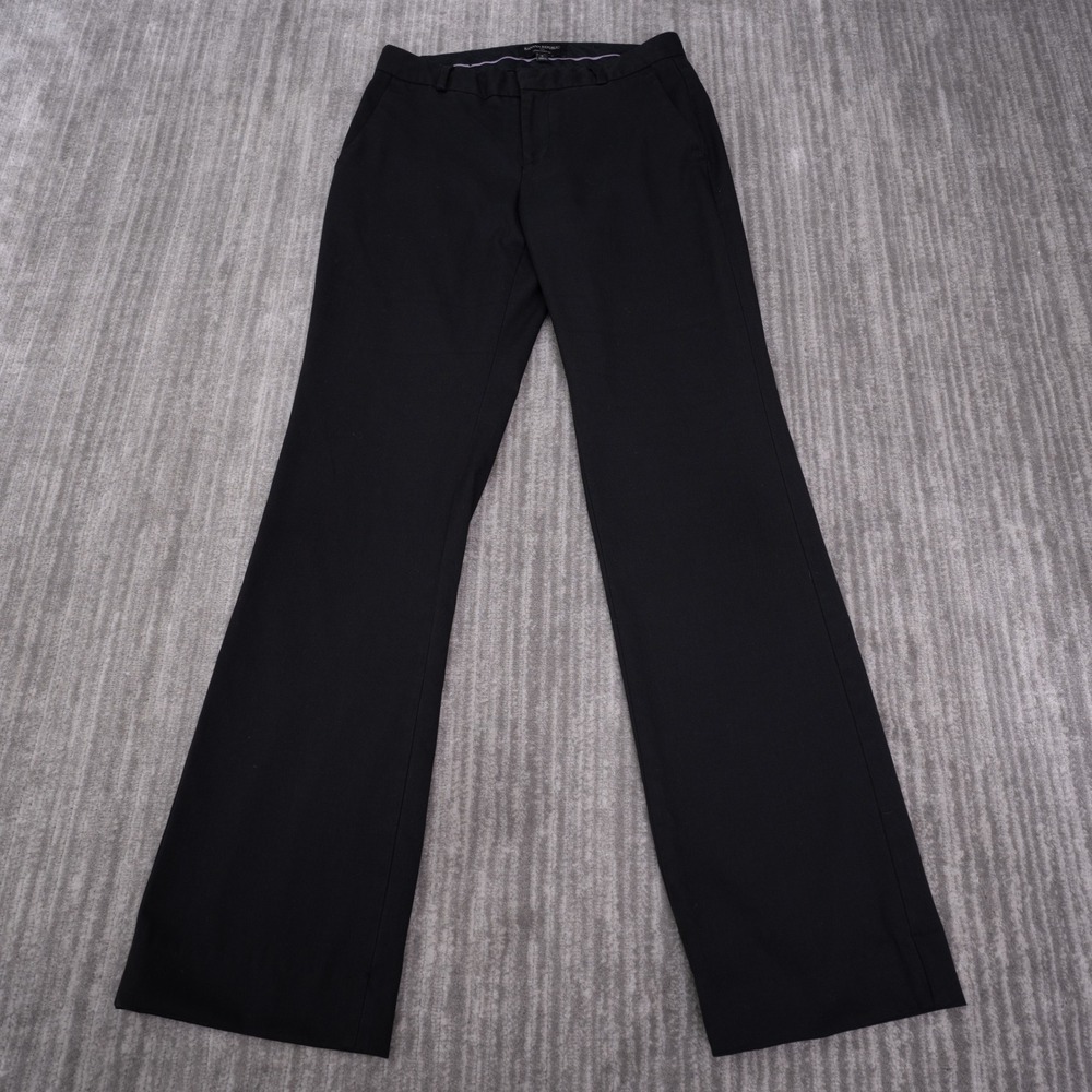 Banana Republic Logan Curvy Fit Pants Womens 2 Black Excellent Straight Leg